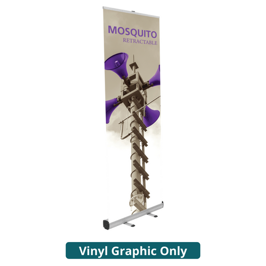 31.5in Mosquito 800 Retractable Banner Stand (Vinyl Graphic Only)