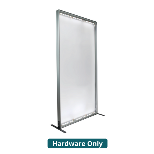 3ft x 8ft Vector Frame Light Box Rectangle 06 Fabric Banner Display (Hardware Only)
