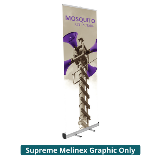 31.5in Mosquito 800 Retractable Banner Stand (Supreme Melinex Graphic Only)