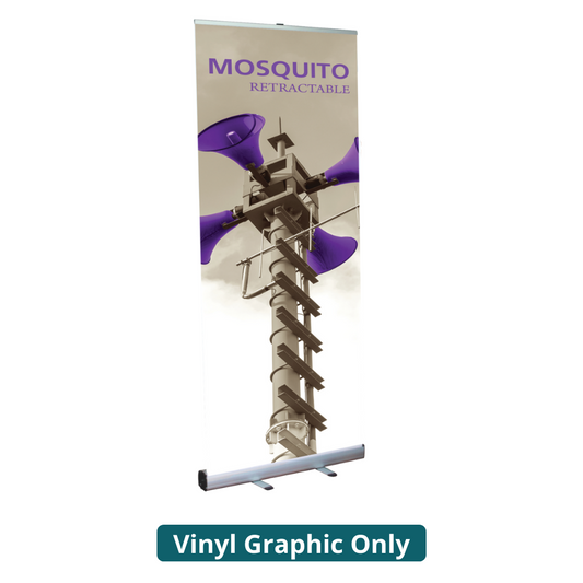 33.5in Mosquito 850 Retractable Banner Stand (Vinyl Graphic Only)