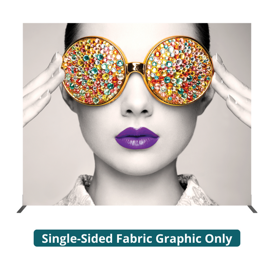 10ft x 8ft Vector Frame Rectangle 05 Fabric Banner Display Single-Sided Dye-Sub Fabric (Graphic Only)