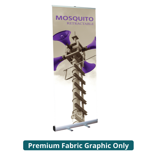 36in Mosquito 920 Retractable Banner Stand (Premium Fabric Graphic Only)