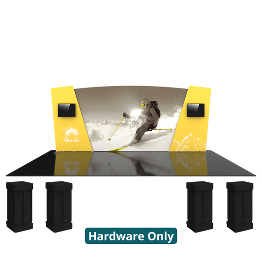 20ft Formulate Designer Series Kit 06 Fabric Backwall (Hardware Only)
