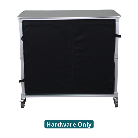 Portable Popup Bar Large with Gray Top (Hardware Only)