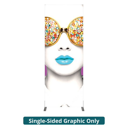 3ft x 8ft Vector Frame Light Box Rectangle 06 Fabric Banner Display Single-Sided (Graphic Only)