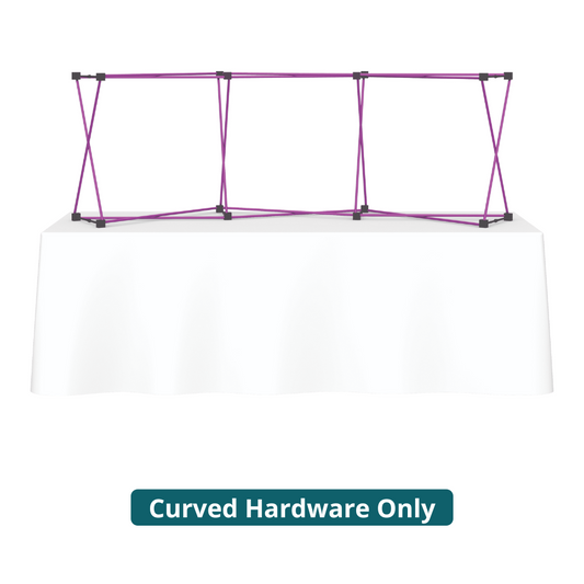 8ft (3x1) Coyote Curved Tabletop Frame (Hardware Only)