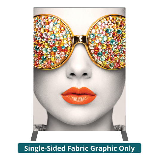 3ft x 4ft Vector Frame Rectangle 01 Fabric Banner Display Single-Sided Dye-Sub Fabric (Graphic Only)