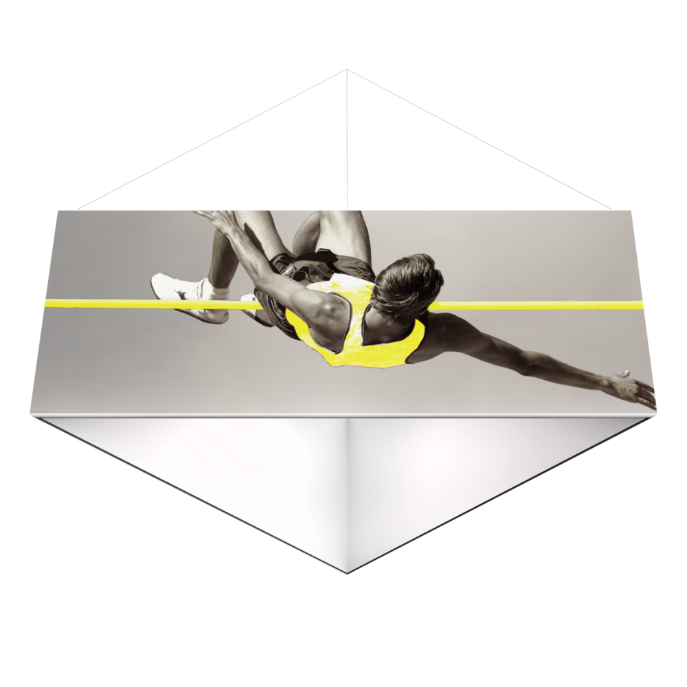 12ft x 4ft Formulate Essential Hanging Structure Triangle Single-Sided w/ Open Bottom (Graphic Package)