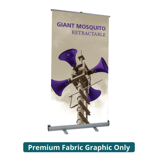 36in Giant Mosquito 920 Retractable Banner Stand (Premium Fabric Graphic Only)