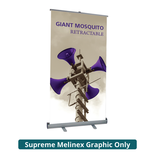 36in Giant Mosquito 920 Retractable Banner Stand (Supreme Melinex Graphic Only)