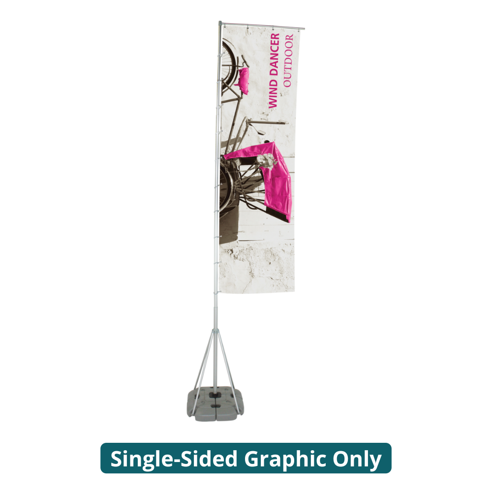 17ft Wind Dancer Outdoor Display Flag Single-Sided (Graphic Only)