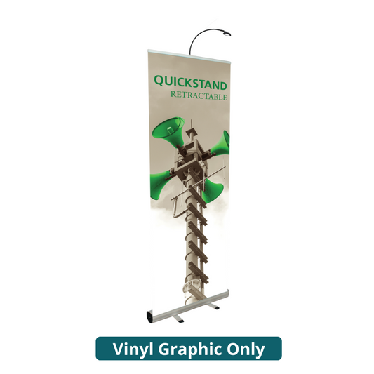 31.5in Quickstand 800 Retractable Banner Stand (Vinyl Graphic Only)