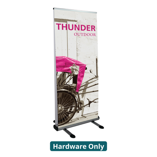 3ft x 7ft Thunder Double-Sided Outdoor Retractable Banner Stand (Hardware Only)