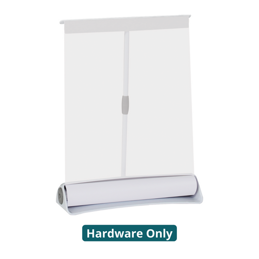 8.5in Stellar Letter Retractable Tabletop Banner Stand (Hardware Only)