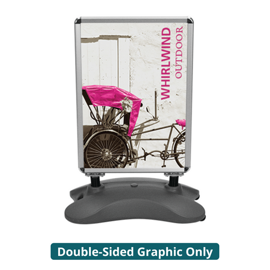 Whirlwind Outdoor Sign Stand Double-Sided (Graphic Only)