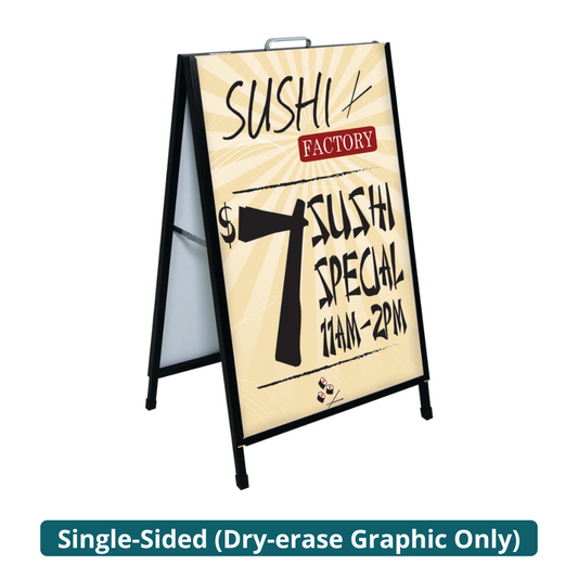 Ace Eco Outdoor Sign Stand Single-Sided (Dry-erase Graphic Only)