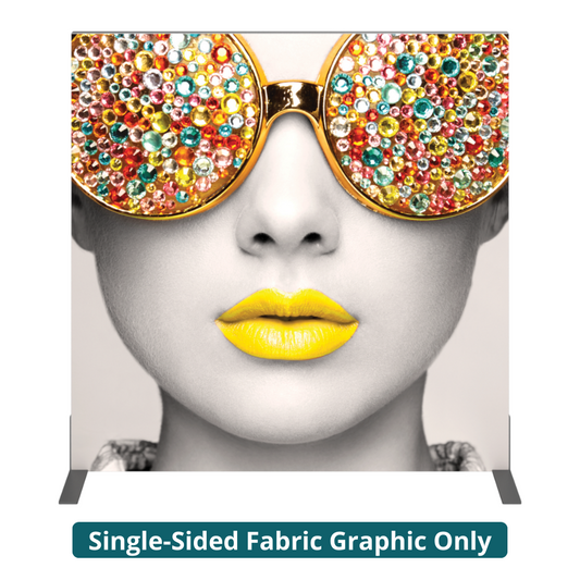 4ft x 4ft Vector Frame Square 02 Fabric Banner Display Single-Sided (Graphic Only)