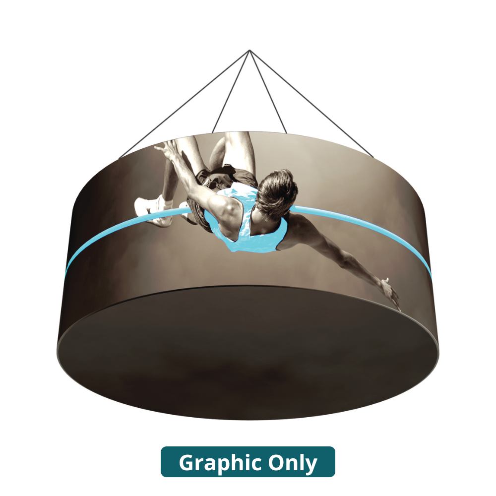 8ft x 2ft Formulate Master 3D Hanging Structure Ring Single-Sided w/ Printed Bottom (Graphic Only)