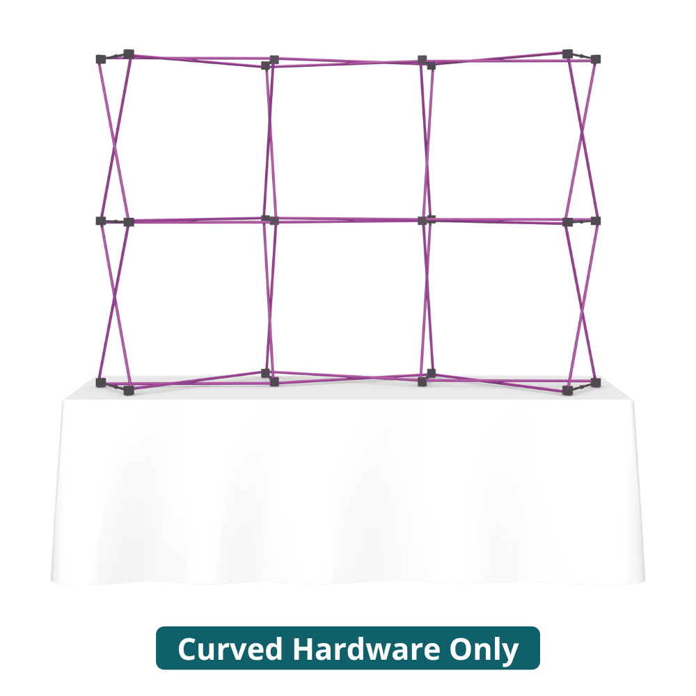 8ft (3x2) Coyote Curved Tabletop Frame (Hardware Only)