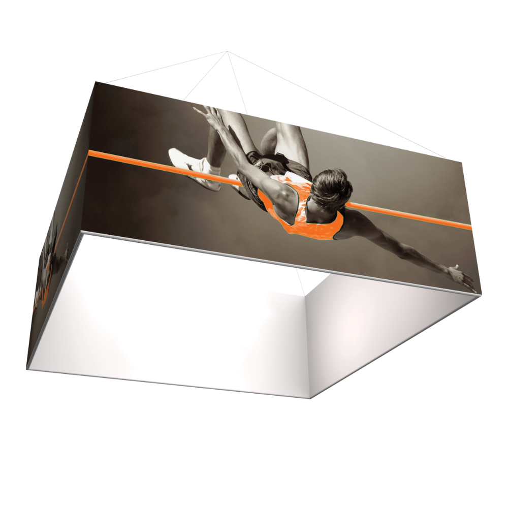 8ft x 4ft Formulate Master 3D Hanging Structure Square Single-Sided w/ Open Bottom (Graphic Only)