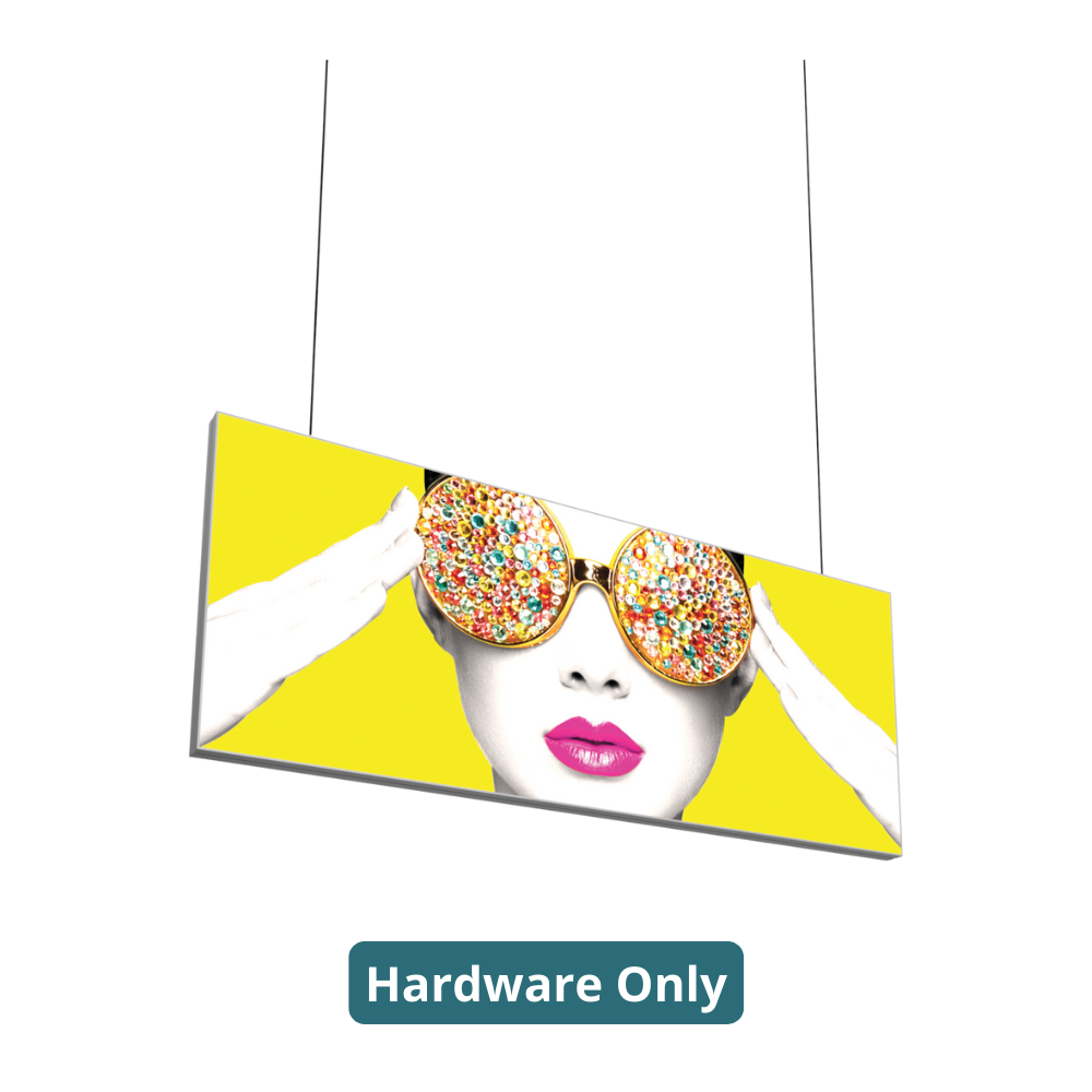 10ft x 4ft Vector Frame Hanging Light Box (Hardware Only)