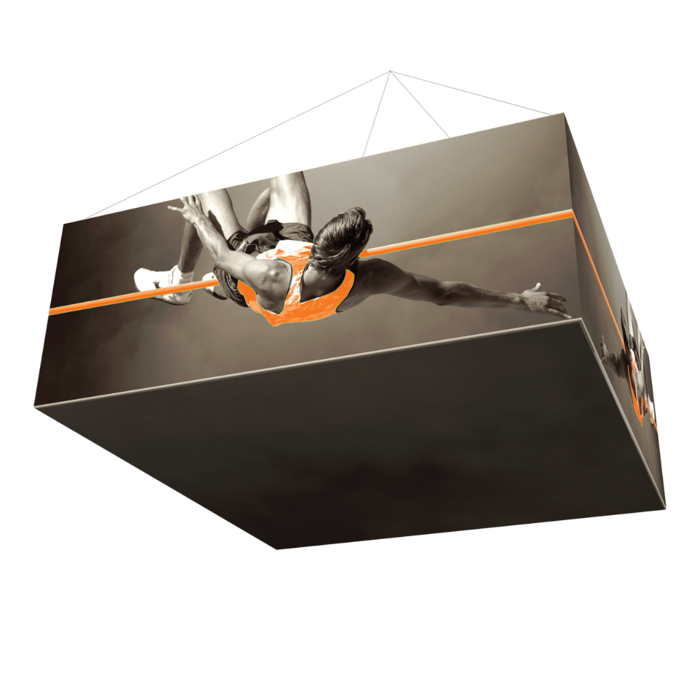 14ft x 4ft Formulate Master 3D Hanging Structure Square Single-Sided w/ Open Bottom (Graphic Package)