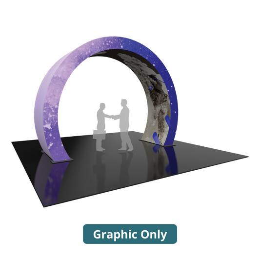 12.5ft Formulate Arch 06 Tension Fabric Structure (Graphic Only)