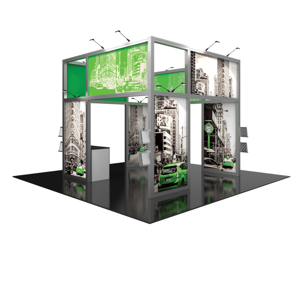 20ft x 20ft Hybrid Pro Modular Island Kit 18 (Graphic Package ...