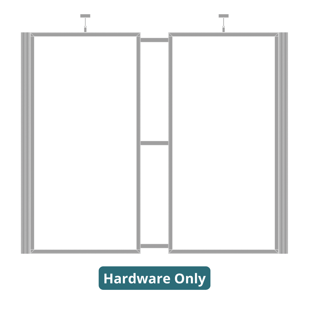 10ft x 10ft Hybrid Pro Modular Backwall Kit 05 (Hardware Only)