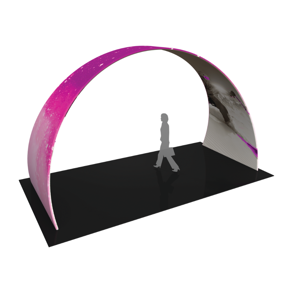 20ft Formulate Arch 03 Tension Fabric Structure (Graphic Package)