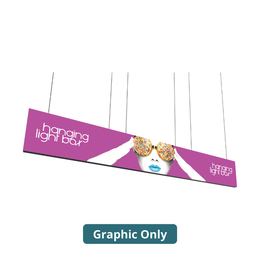 20ft x 3ft Vector Frame Hanging Light Box Single-Sided (Graphic Only)