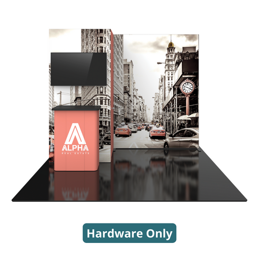 10ft x 8ft Hybrid Pro Modular Backwall Kit 24 (Hardware Only)