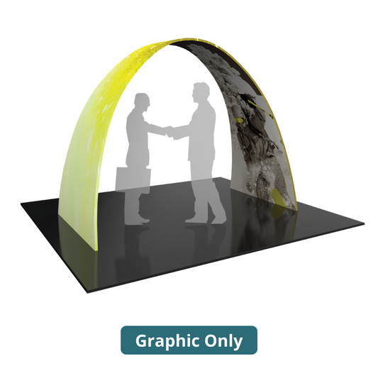 10ft Formulate Arch 07 Tension Fabric Structure (Graphic Only)