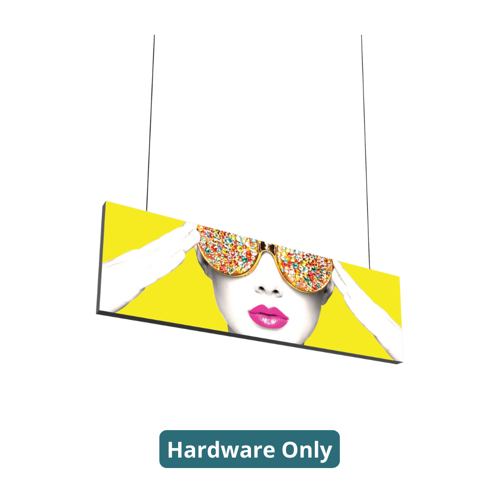 10ft x 3ft Vector Frame Hanging Light Box (Hardware Only)