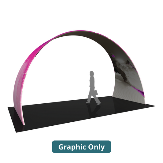 20ft Formulate Arch 03 Tension Fabric Structure (Graphic Only)