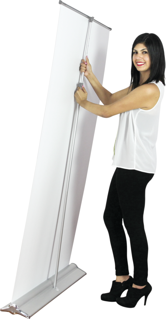 59in Blade Lite 1500 Retractable Banner Stand (Premium Fabric Graphic Only)