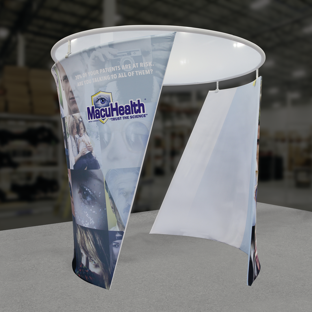 9ft x 9ft Formulate Conference Wall Tension Fabric Structure Double-Sided Only (Graphic Package)
