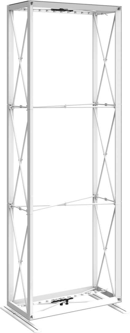 Compression Display Frames 2.5ft x 8ft Embrace Backlit Push-Fit Tension Fabric Display (Hardware ...