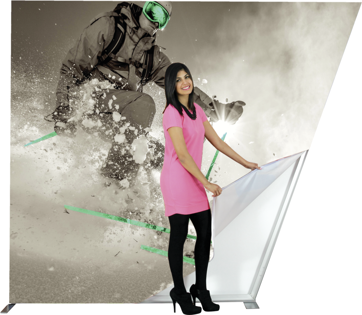 10ft Formulate Designer Series Kit 08 Fabric Backwall (Graphic Package)