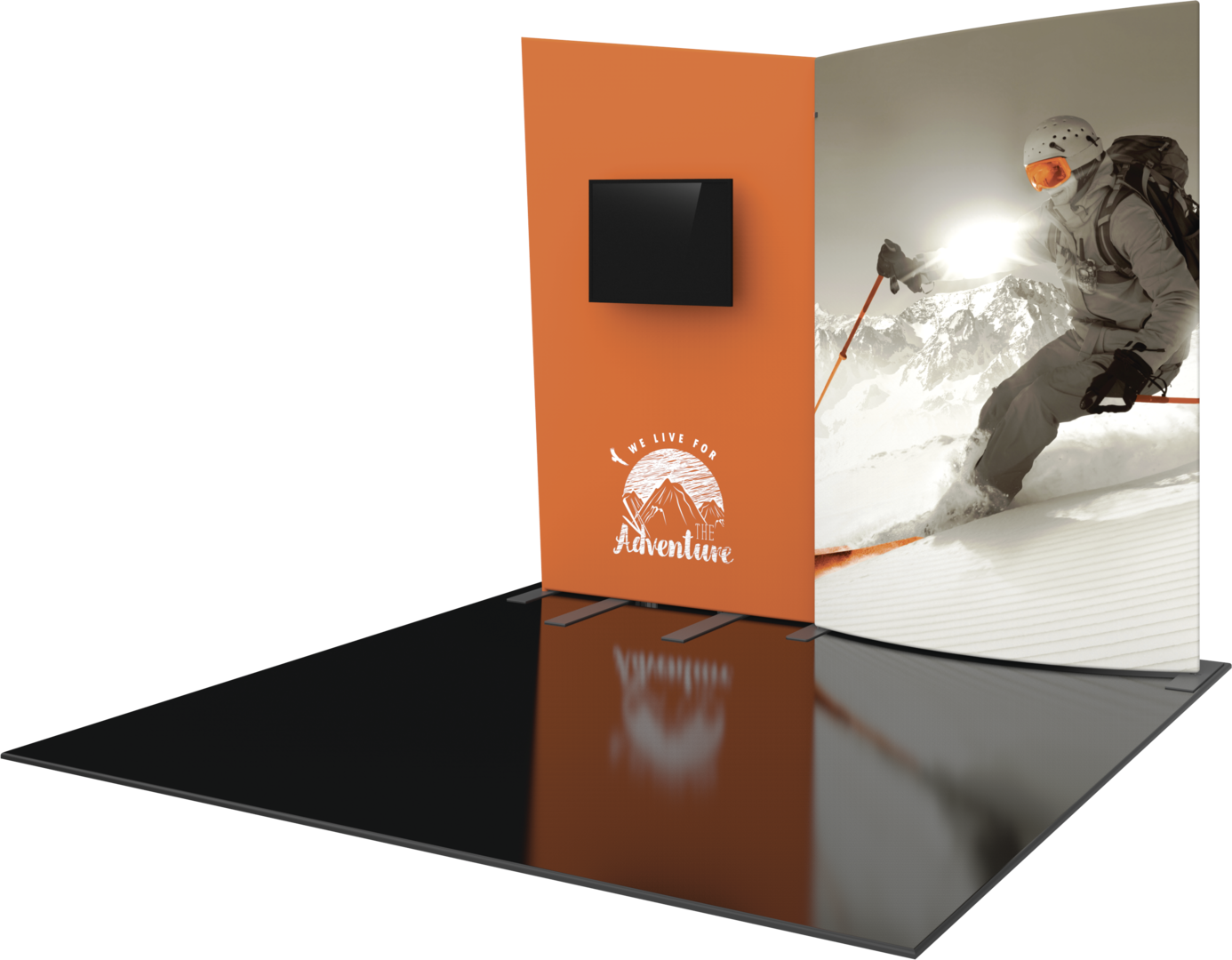 10ft Formulate Designer Series Kit 09 Fabric Backwall (Graphic Package)