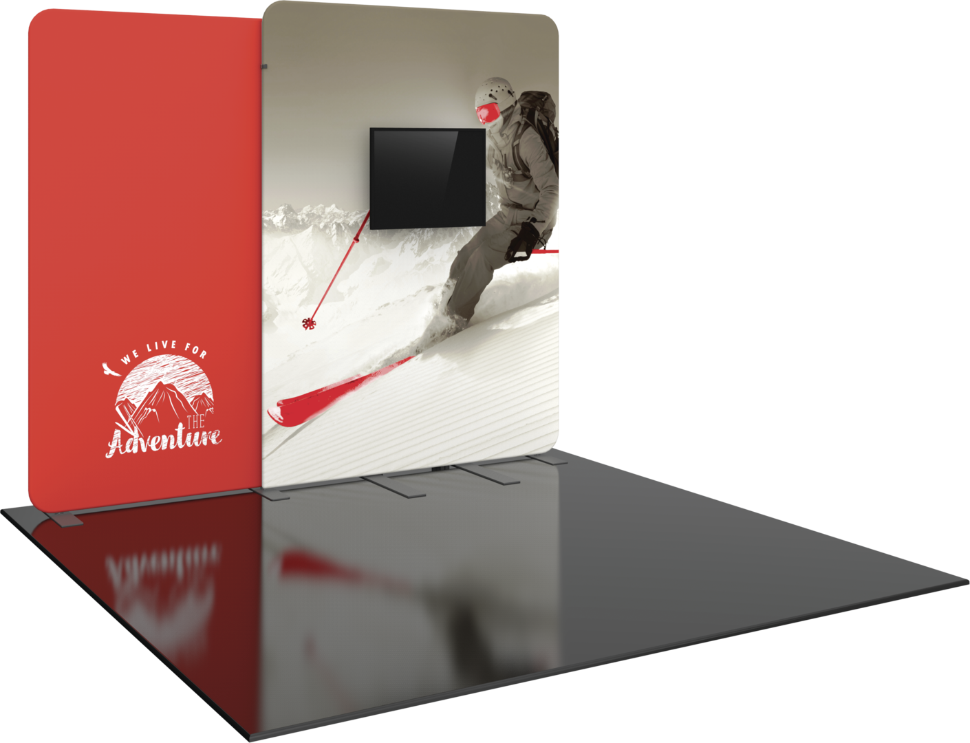 10ft Formulate Designer Series Kit 10 Fabric Backwall (Graphic Only)