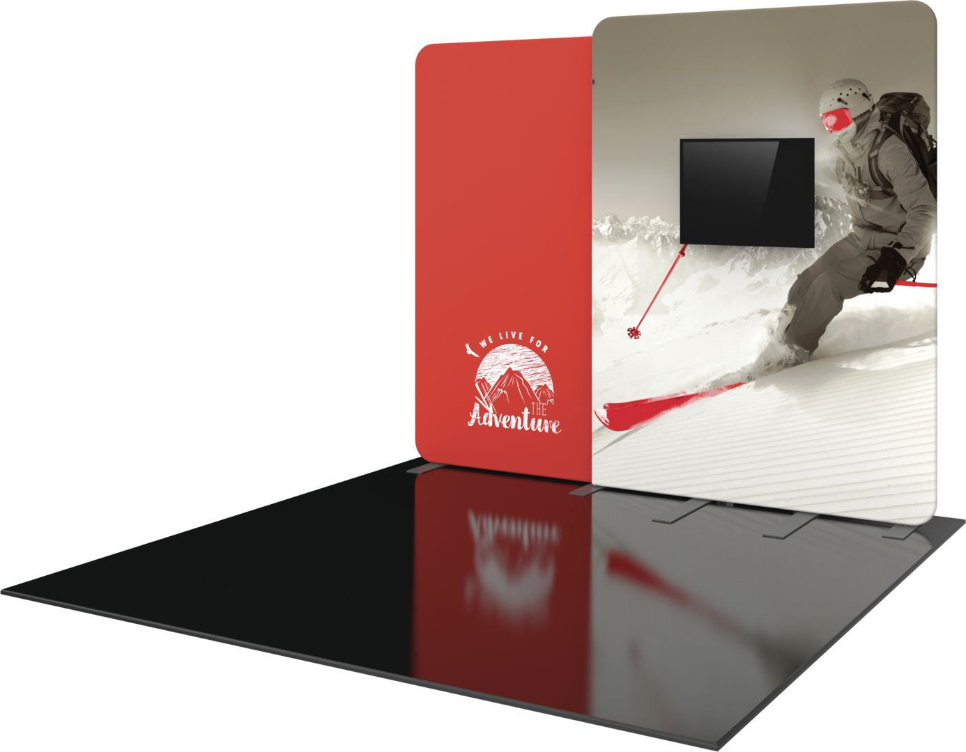 10ft Formulate Designer Series Kit 10 Fabric Backwall (Graphic Package)
