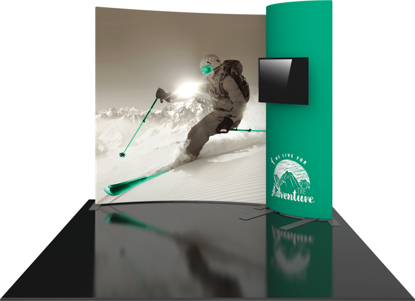 10ft Formulate Designer Series Kit 11 Fabric Backwall (Graphic Package)