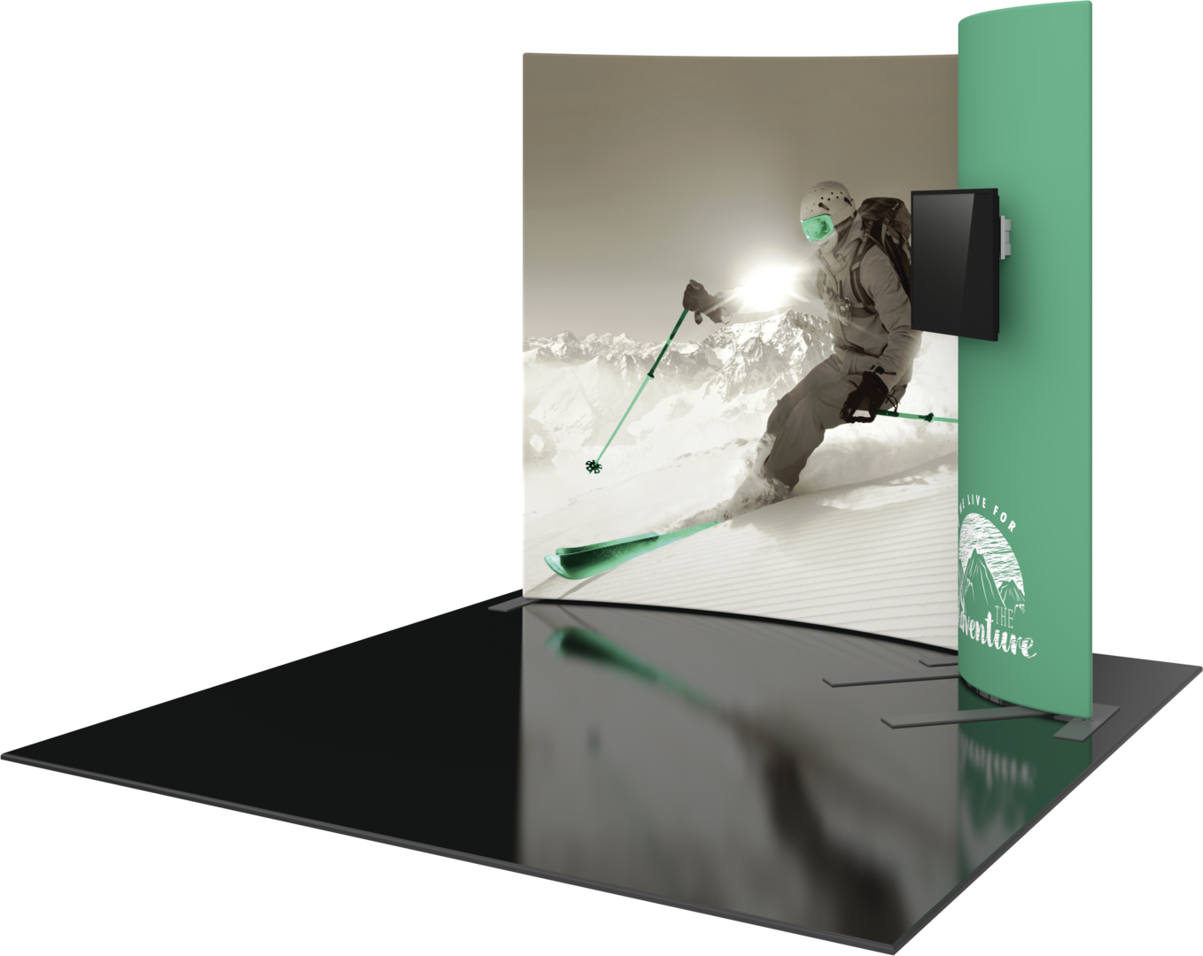10ft Formulate Designer Series Kit 11 Fabric Backwall (Graphic Package)