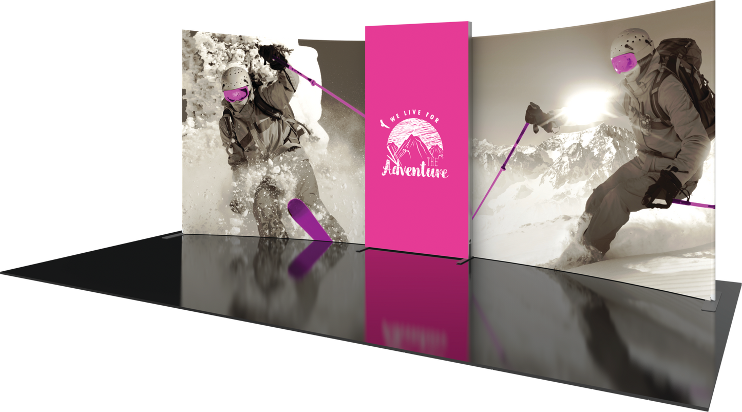 20ft Formulate Designer Series Kit 02 Fabric Backwall (Graphic Only)