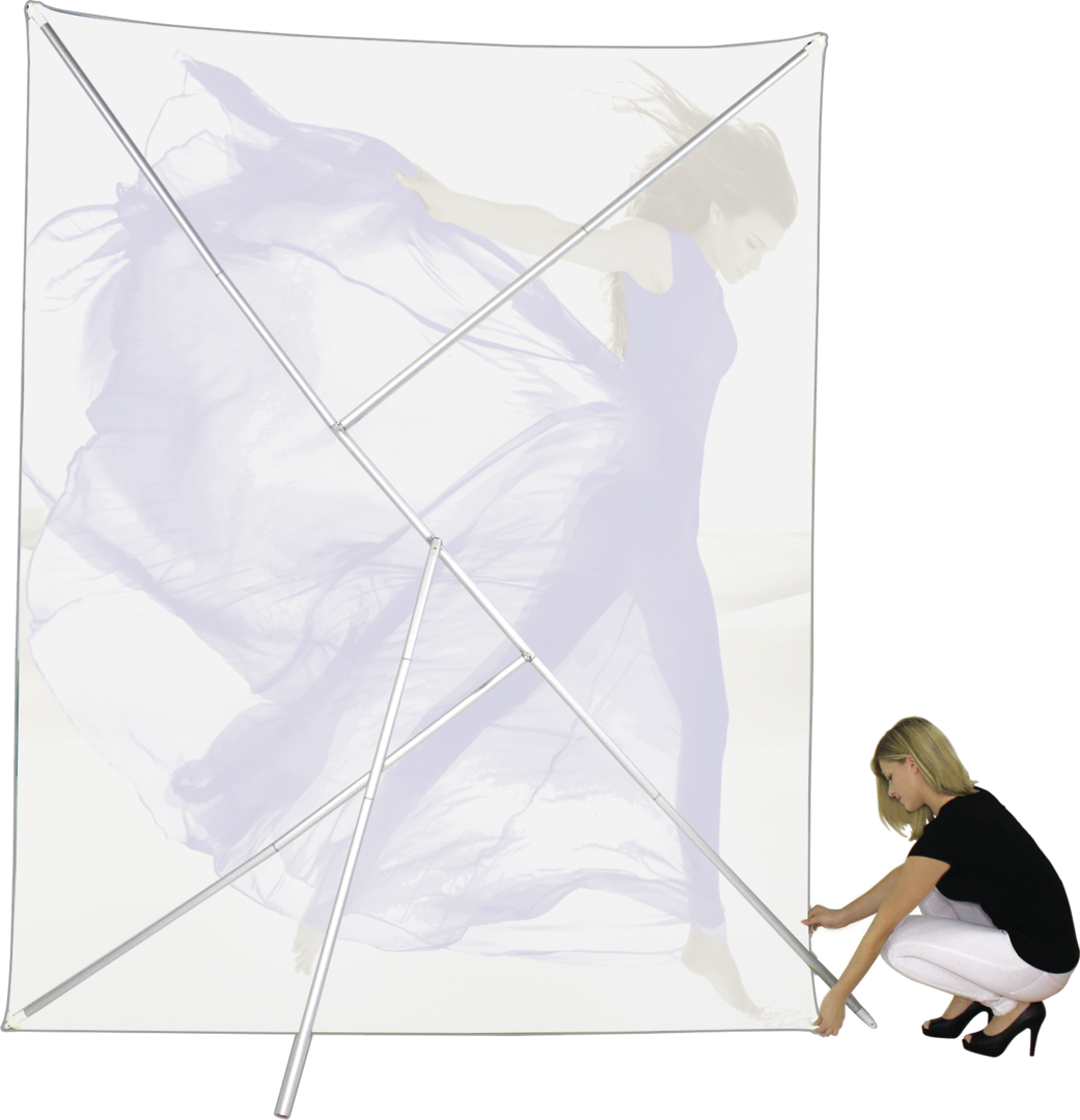 8ft x 10ft Formulate Lite Tension Fabric Backwall Portrait (Graphic Only)