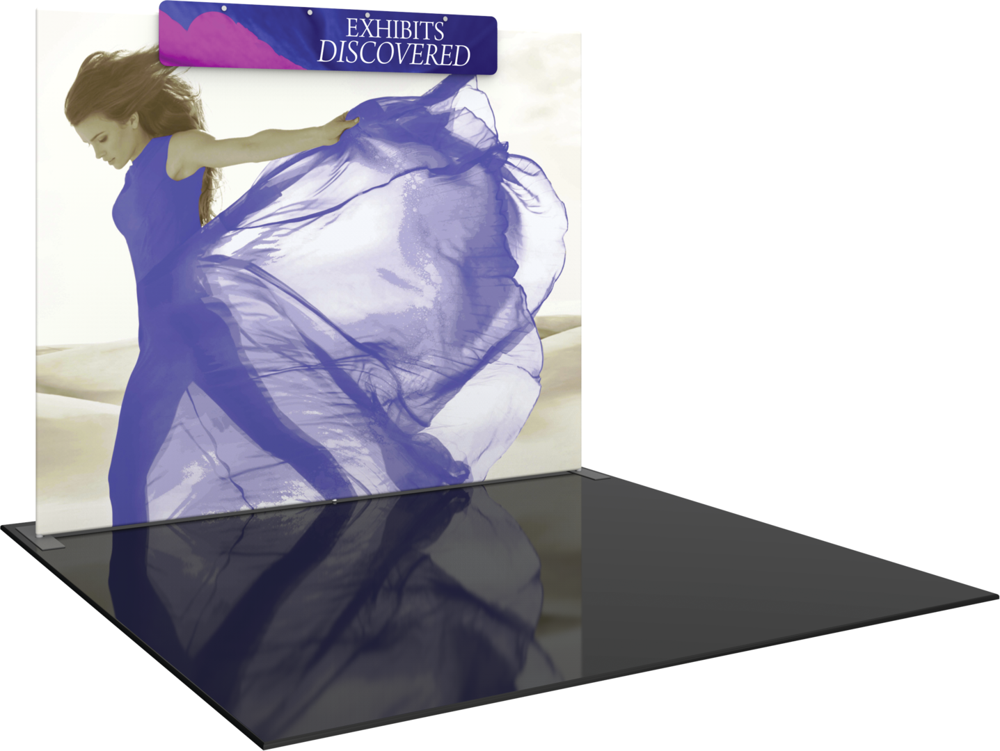 10ft x 8ft Formulate Master S2 Straight Fabric Backwall (Graphic Package)