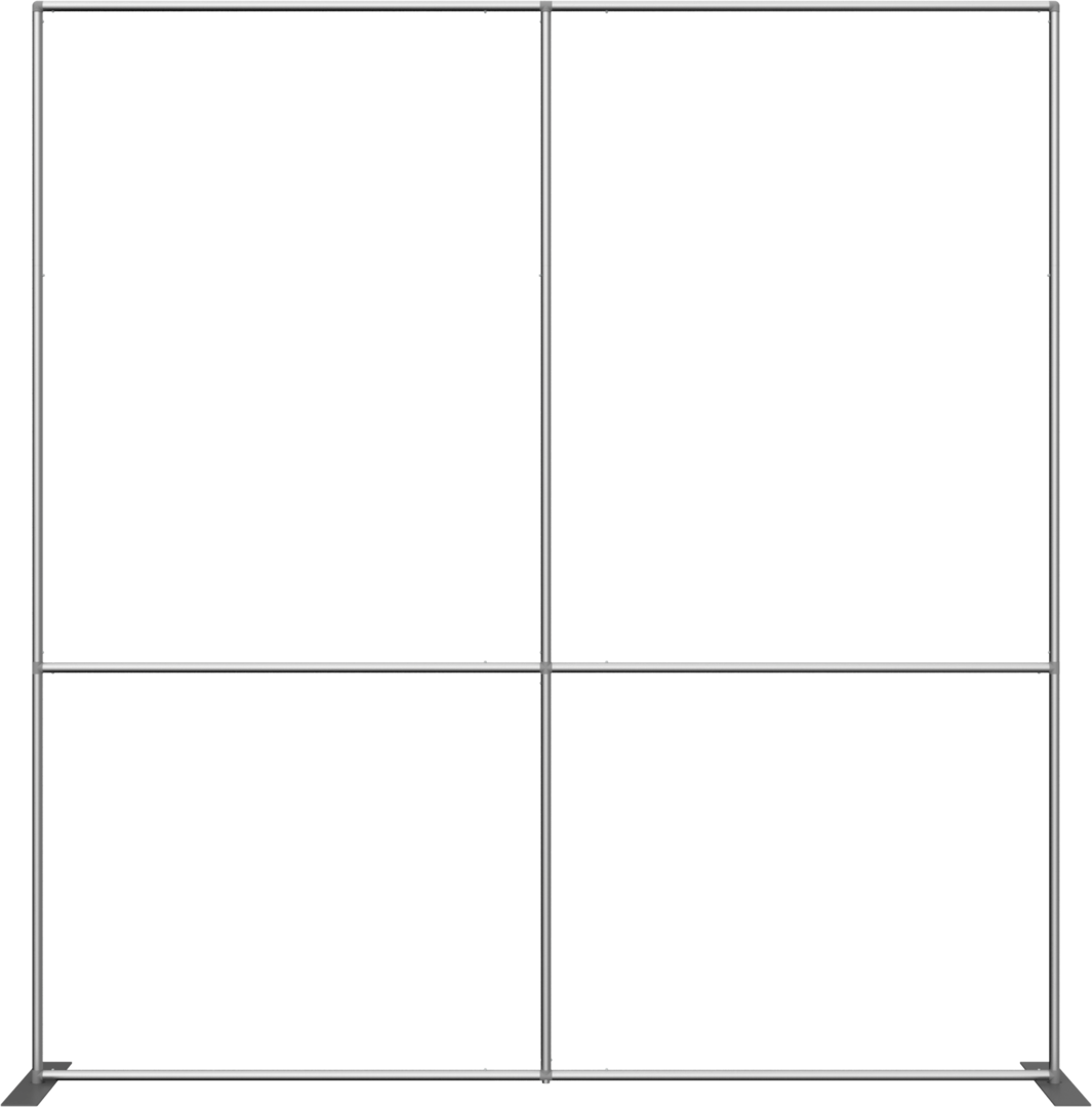 10ft x 10ft Formulate Master Straight Tall Fabric Backwall Frame (Hardware Only)