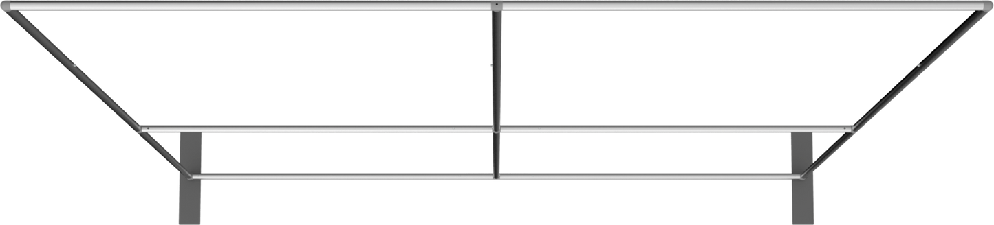 10ft x 10ft Formulate Master Straight Tall Fabric Backwall Frame (Hardware Only)