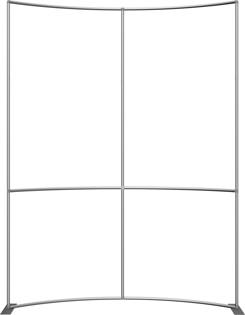 8ft x 10ft Formulate Master Horizontal Curve Fabric Backwall Graphic w/ Backer (Graphic Only)